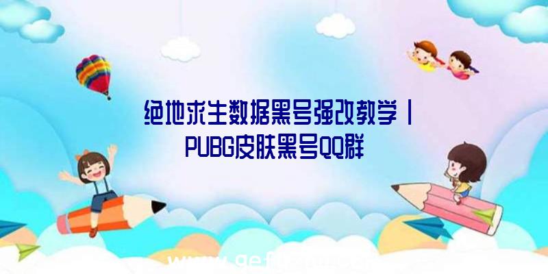 「绝地求生数据黑号强改教学」|PUBG皮肤黑号QQ群